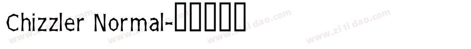 Chizzler Normal字体转换